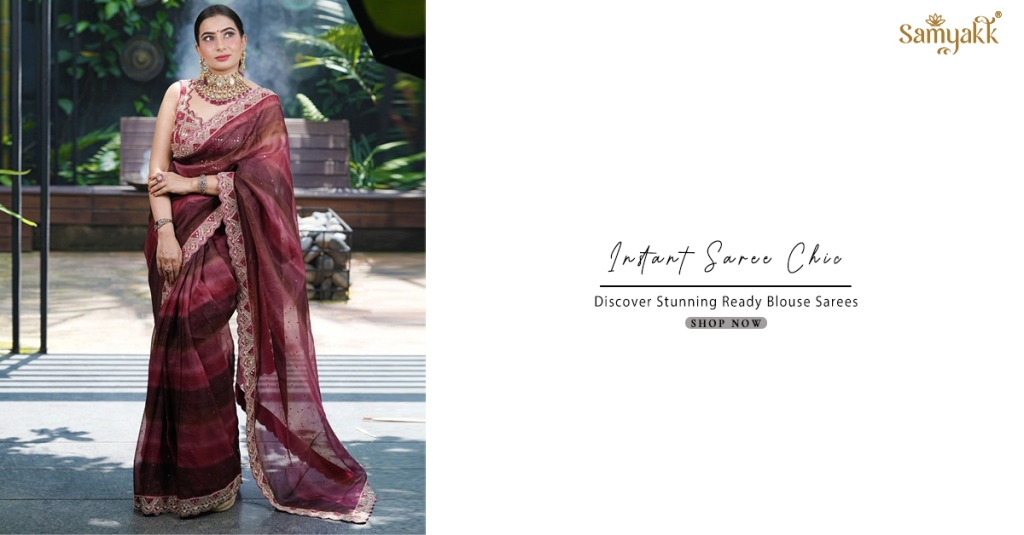 How to Slay Saree Style with Ready Blouse Sarees?