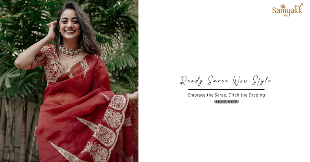 A Samyakk Affair: Embrace Elegance with the Ready Blouse Saree!
